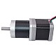 Nema 17 Step Motor L=48mm Dişli Oranı 20:1 Yüksek Hassasiyetli Planet Dişli Kutusu