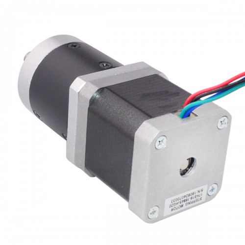 Nema 17 Step Motor L=48mm Dişli Oranı 20:1 Yüksek Hassasiyetli Planet Dişli Kutusu