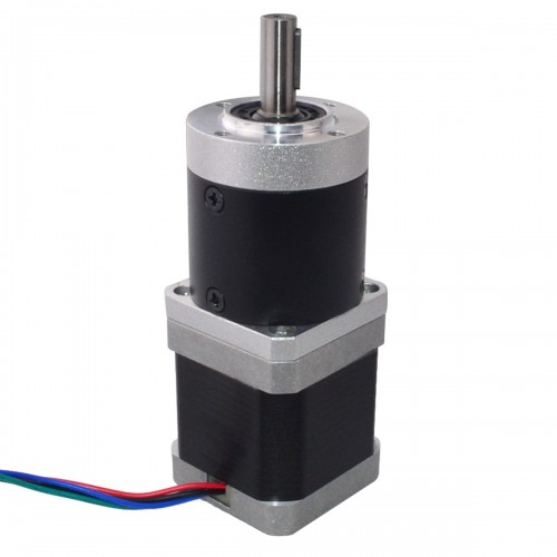 Nema 17 Step Motor L=48mm Dişli Oranı 20:1 Yüksek Hassasiyetli Planet Dişli Kutusu