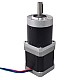 Nema 17 Step Motor L=48mm Dişli Oranı 20:1 Yüksek Hassasiyetli Planet Dişli Kutusu