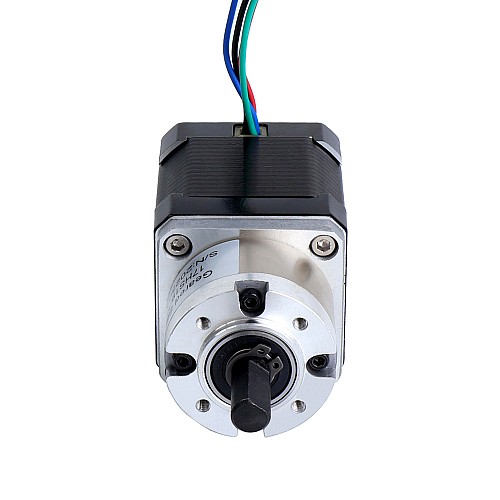 Nema 17 Step Motor Bipolar L=48mm Dişli Oranı 5:1 Planet Dişli Kutusu