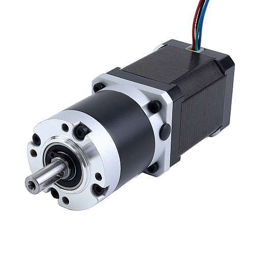 Nema 17 Step Motor Bipolar L=60mm Dişli Oranı 100:1 MG Serisi Planet Dişli Kutusu - 17HS24-2104S-MG100 | StepperOnline