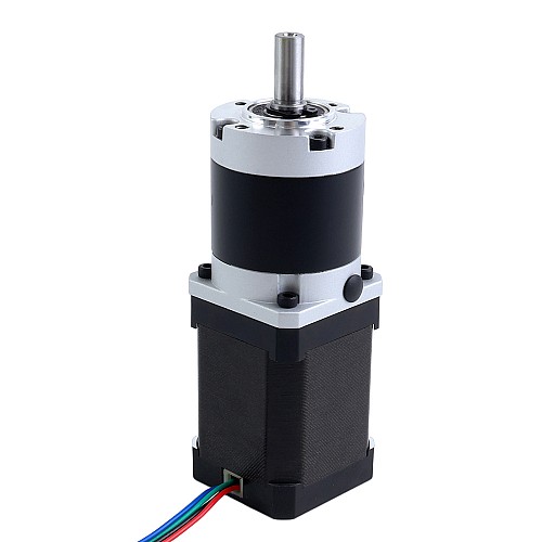 Nema 17 Step Motor Bipolar L=60mm Dişli Oranı 100:1 MG Serisi Planet Dişli Kutusu - 17HS24-2104S-MG100 | StepperOnline