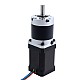 Nema 17 Step Motor Bipolar L=60mm Dişli Oranı 100:1 MG Serisi Planet Dişli Kutusu - 17HS24-2104S-MG100 | StepperOnline