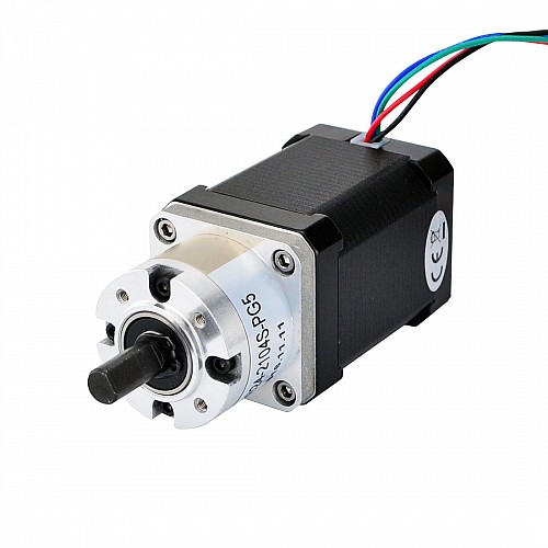 Nema 17 Step Motor Bipolar L=60mm Dişli Oranı 5:1 Planet Dişli Kutusu