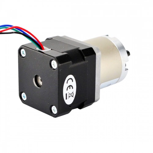 Nema 17 Step Motor Bipolar L=34mm Dişli Oranı 27:1 Planet Dişli Kutusu