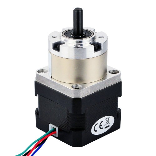 Nema 17 Step Motor Bipolar L=34mm Dişli Oranı 5:1 Planet Dişli Kutusu