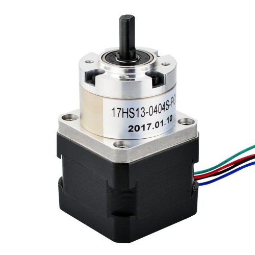 Nema 17 Step Motor Bipolar L=34mm Dişli Oranı 5:1 Planet Dişli Kutusu