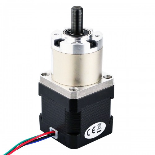 Nema 17 Step Motor Bipolar L=40mm Dişli Oranı 27:1 Planet Dişli Kutusu