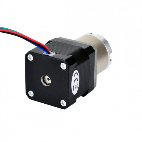 Nema 17 Step Motor Bipolar L=40mm Dişli Oranı 27:1 Planet Dişli Kutusu