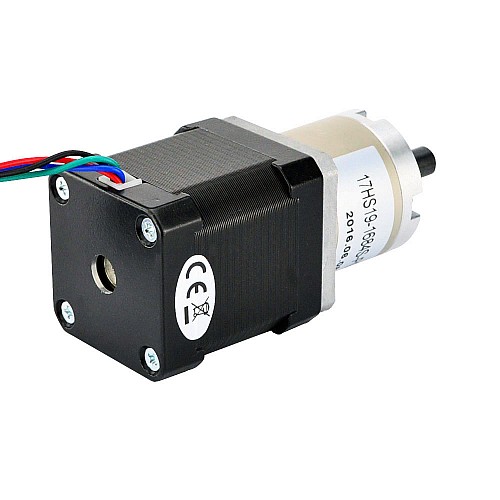 Nema 17 Step Motor Bipolar L=48mm Dişli Oranı 27:1 Planet Dişli Kutusu