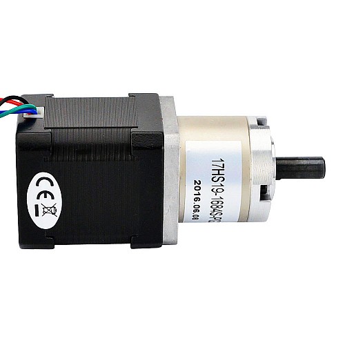 Nema 17 Step Motor Bipolar L=48mm Dişli Oranı 27:1 Planet Dişli Kutusu
