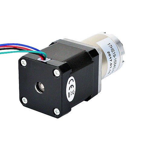 Nema 17 Step Motor Bipolar L=48mm Dişli Oranı 51:1 Planet Dişli Kutusu