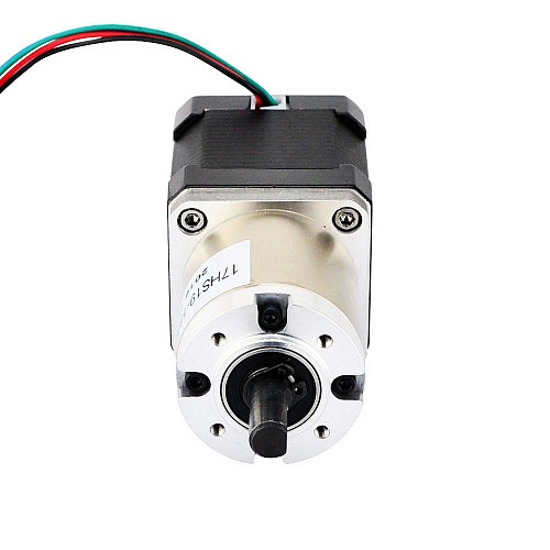 Nema 17 Step Motor Bipolar L=48mm Dişli Oranı 51:1 Planet Dişli Kutusu