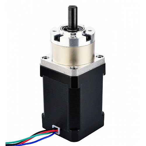 Nema 17 Step Motor Bipolar L=60mm Dişli Oranı 5:1 Planet Dişli Kutusu