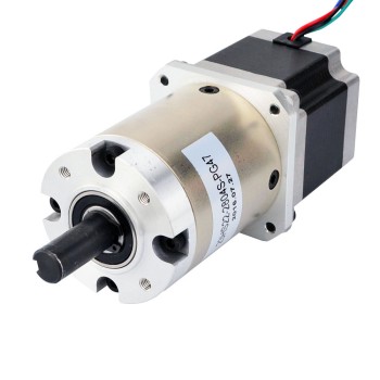 Nema 23 Step Motor Bipolar L=56mm Dişli Oranı 47:1 Planet Dişli Kutusu