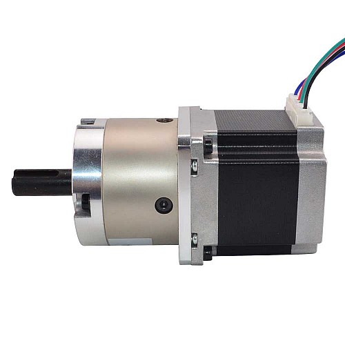 Nema 23 Step Motor Bipolar L=56mm Dişli Oranı 4:1 Planet Dişli Kutusu ve Pim Konnektörü ile Nema 23 Step Motor Bipolar L=56mm Dişli Oranı 4:1 Planet Dişli Kutusu ve Pim Konnektörü ile