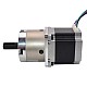 Nema 23 Step Motor Bipolar L=56mm Dişli Oranı 4:1 Planet Dişli Kutusu ve Pim Konnektörü ile Nema 23 Step Motor Bipolar L=56mm Dişli Oranı 4:1 Planet Dişli Kutusu ve Pim Konnektörü ile