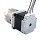 Nema 23 Step Motor Bipolar L=56mm Dişli Oranı 4:1 Planet Dişli Kutusu ve Pim Konnektörü ile Nema 23 Step Motor Bipolar L=56mm Dişli Oranı 4:1 Planet Dişli Kutusu ve Pim Konnektörü ile