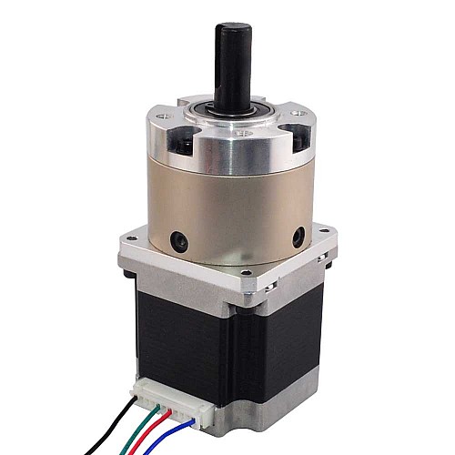 Nema 23 Step Motor Bipolar L=56mm Dişli Oranı 4:1 Planet Dişli Kutusu ve Pim Konnektörü ile Nema 23 Step Motor Bipolar L=56mm Dişli Oranı 4:1 Planet Dişli Kutusu ve Pim Konnektörü ile