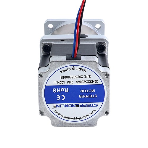 Nema 23 Step Motor Bipolar L=54,5mm Dişli Oranı 50:1 EG Serisi Planet Dişli Kutusu - 23HS22-2904S-EGS50 | StepperOnline