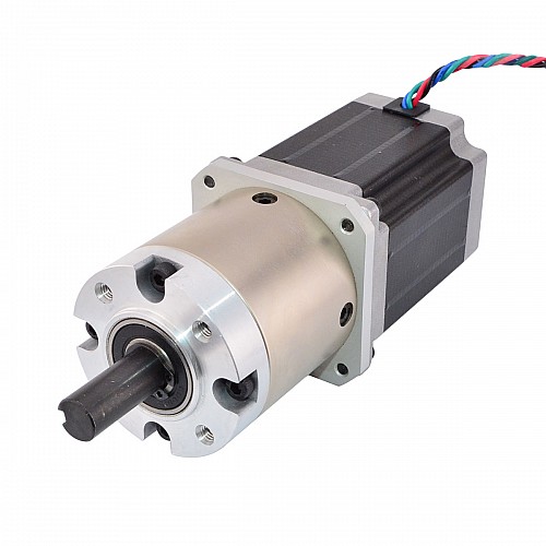 Nema 23 Step Motor Bipolar L=76mm Dişli Oranı 15:1 Planet Dişli Kutusu