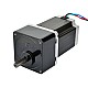 Nema 23 Step Motor Bipolar L=78mm Dişli Oranı 10:1 Düz Dişli Kutusu
