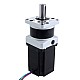 Nema 23 Step Motor L=76,5 mm Dişli Oranı 4:1 MG Serisi Planet Dişli Kutusu - 23HS30-2904S-MG4 | StepperOnline