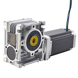 Nema 23 Step Motor L=113mm Dişli Oranı 7,5:1 Sonsuz Dişli Kutusu NMRV30 Sonsuz Dişli Hız Düşürücü