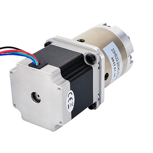 Nema 23 Step Motor Bipolar L=56mm Dişli Oranı 15:1 Planet Dişli Kutusu