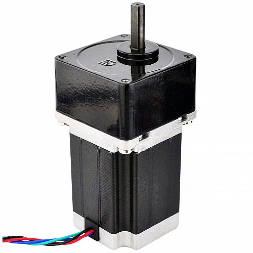 Nema 23 Step Motor Bipolar L=78mm Dişli Oranı 10:1 Düz Dişli Kutusu
