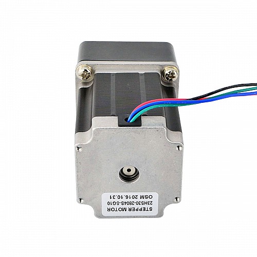 Nema 23 Step Motor Bipolar L=78mm Dişli Oranı 10:1 Düz Dişli Kutusu