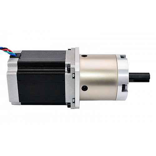 Nema 23 Step Motor Bipolar L=76mm Dişli Oranı 15:1 Planet Dişli Kutusu
