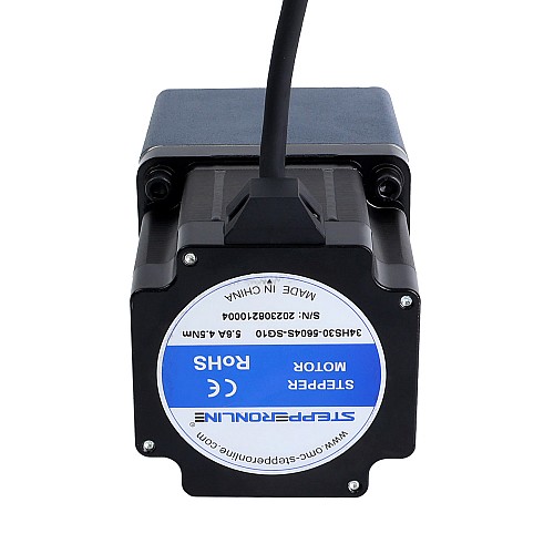 Nema 34 Step Motor L=76mm Dişli Oranı 10:1 Düz Dişli Kutusu