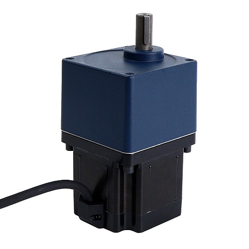 Nema 34 Step Motor L=76mm Dişli Oranı 10:1 Düz Dişli Kutusu