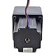 Nema 34 Bipolar Step Motor L=97mm Arka Şaft ve Dişli Oranı 13:1 Mahmuzlu Şanzıman
