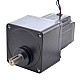 Nema 34 Bipolar Step Motor L=97mm Arka Şaft ve Dişli Oranı 13:1 Mahmuzlu Şanzıman