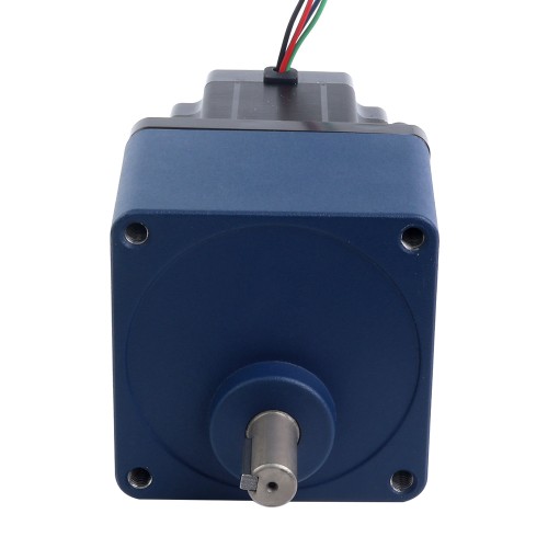 Nema 34 Step Motor Bipolar L=98mm Arka Şaft ve Dişli Oranı 20:1 Mahmuzlu Şanzıman