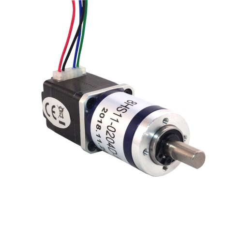 Nema 8 Step Motor Bipolar 0.2AL=38mm Dişli Oranı 90:1 Planet Dişli Kutusu