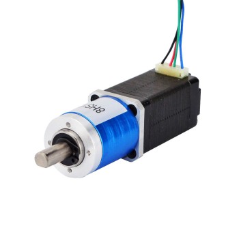 Nema 8 Step Motor Bipolar L=38mm Dişli Oranı 19:1 Planet Dişli Kutusu
