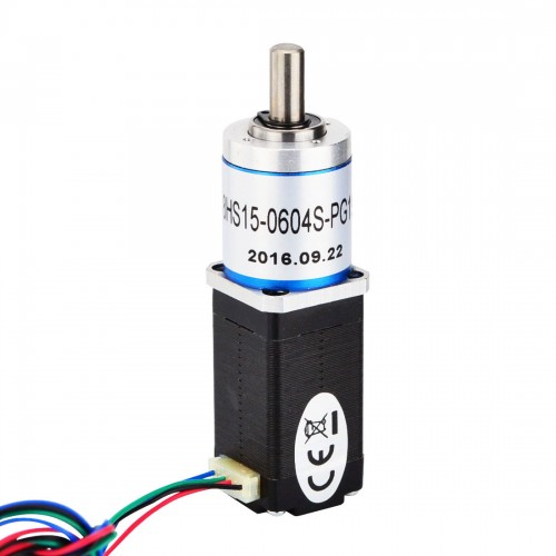 Nema 8 Step Motor Bipolar L=38mm Dişli Oranı 19:1 Planet Dişli Kutusu