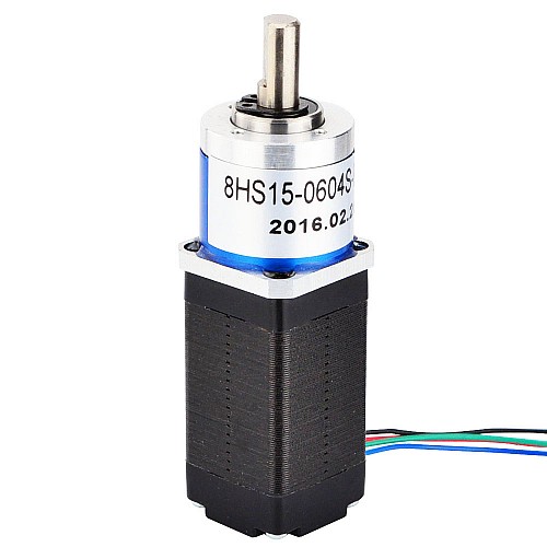 Nema 8 Step Motor Bipolar L=38mm Dişli Oranı 5:1 Planet Dişli Kutusu