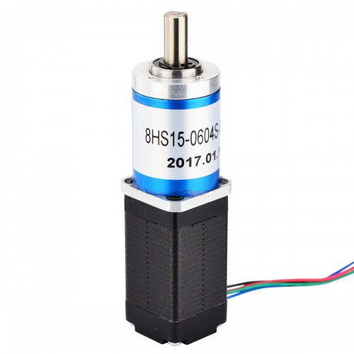 Nema 8 Step Motor Bipolar L=38mm Dişli Oranı 64:1 Planet Dişli Kutusu