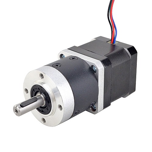 Nema 17 Çift Şaftlı Adım Motoru L=39mm Dişli Oranı 10:1 Yüksek Hassasiyetli Planet Dişli Kutusu 9,5mm Arka Şaft Uzunluğu Nema 17 Çift Şaftlı Adım Motoru L=39mm Dişli Oranı 10:1 Yüksek Hassasiyetli Planet Dişli Kutusu 9,5mm Arka Şaft Uzunluğu