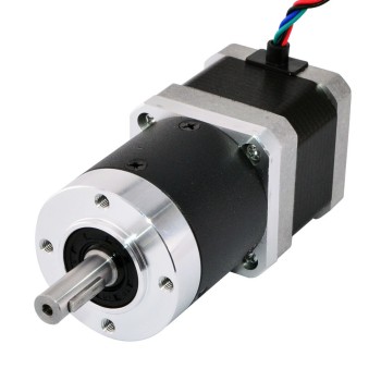 Nema 17 Step Motor L=39mm Dişli Oranı 100:1 Yüksek Hassasiyetli Planet Dişli Kutusu