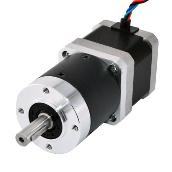 Nema 17 Step Motor L=39mm Dişli Oranı 20:1 Yüksek Hassasiyetli Planet Dişli Kutusu