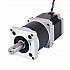 Nema 23 Step Motor L=55mm Dişli Oranı 20:1 Yüksek Hassasiyetli Planet Dişli Kutusu