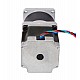 Nema 23 Step Motor L=55mm Dişli Oranı 5:1 Yüksek Hassasiyetli Planet Dişli Kutusu