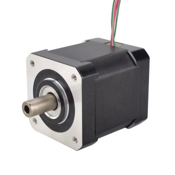 Nema 17 İçi Boş Şaftlı Adım Motoru Bipolar 0,36 Nm (51oz.in) 1,5 A 42x42x47,75 mm