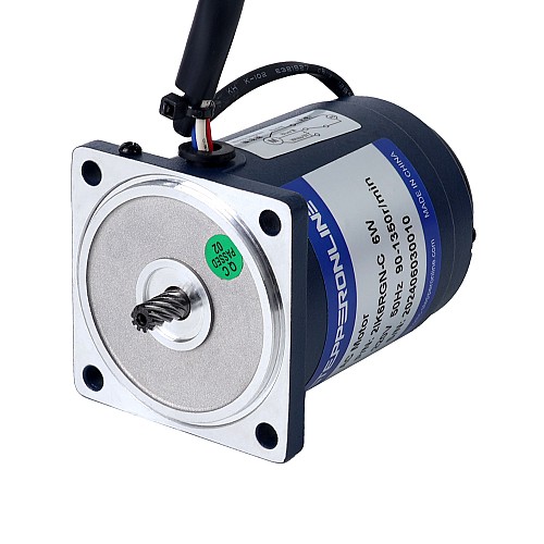6W 220VAC 50Hz 30-450RPM 0,11Nm (15,58oz.in) Flanşlı 60mm Mahmuzlu Şanzıman Tek Fazlı AC Değişken Hızlı Motor 6W 220VAC 50Hz 30-450RPM 0,11Nm (15,58oz.in) Flanşlı 60mm Mahmuzlu Şanzıman Tek Fazlı AC Değişken Hızlı Motor